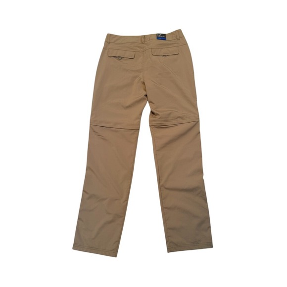 Columbia Womens Kestrel Trail Convertible Pants Size 12 Long Tan Omni Shield NWT - Picture 2 of 6